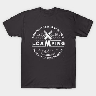 Beer In Camping T-Shirt